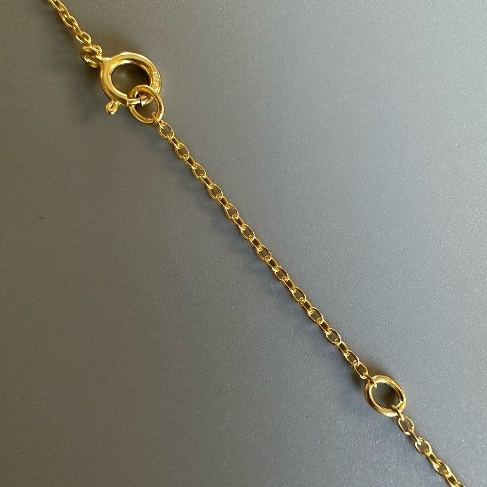 14K Gold Vermeil Snake Necklace - Picture 8 of 13